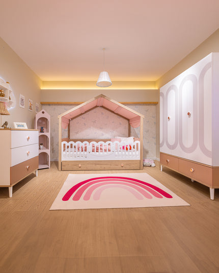 Fiona Pembe Montessori Karyola 100x200 cm