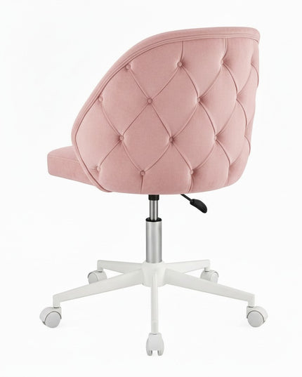 New Prestij Amortisörlü Çalışma Sandalyesi (krem-pembe (3010))