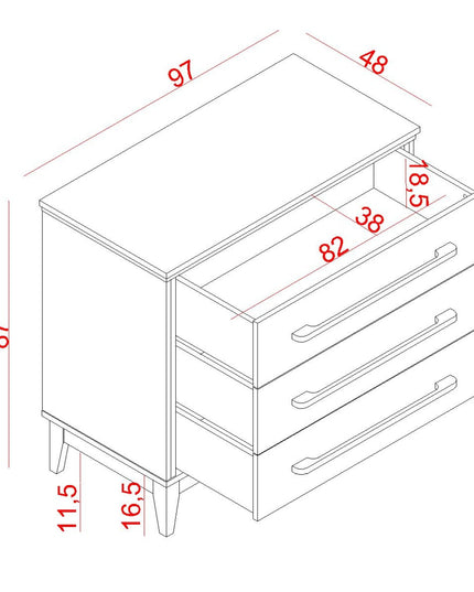Alaçatı Geniş Şifonyer