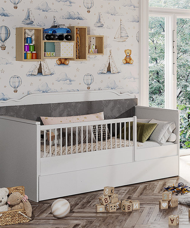 Kral Beyaz Montessori Karyola 90x190 cm