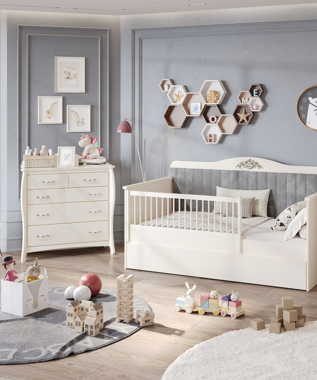 Prestij Krem Montessori Karyola 90x190 cm