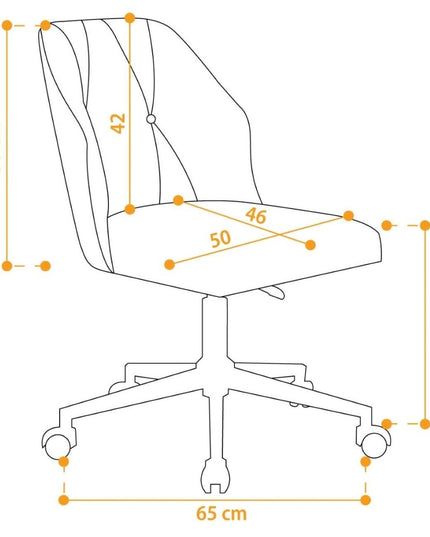 Elegance Amortisörlü Çalışma Sandalyesi (gri (3040))
