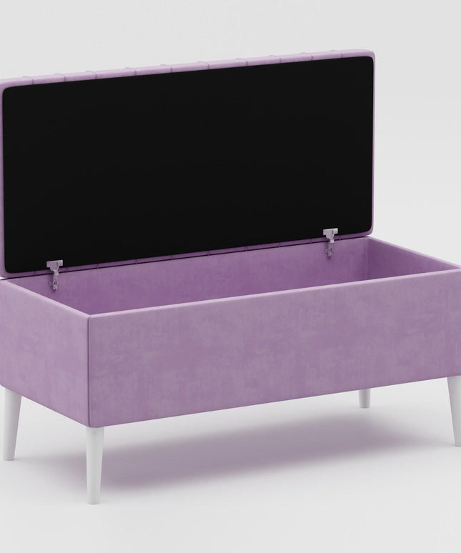 Linda Sandıklı Bench (beyaz-gül kurusu (2019))