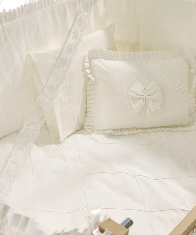 Bambino Ekru Pamuklu Bebek Uyku Seti 70x110 cm