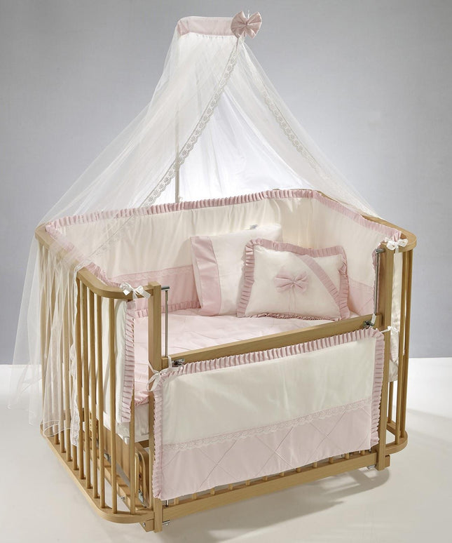 Bambino Pembe Pamuklu Bebek Uyku Seti 70x110 cm