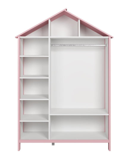 Cozy Pembe Üç Kapılı Dolap
