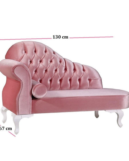 Josefin Kapitoneli Çocuk Odası Koltuğu (beyaz-pembe (3010))