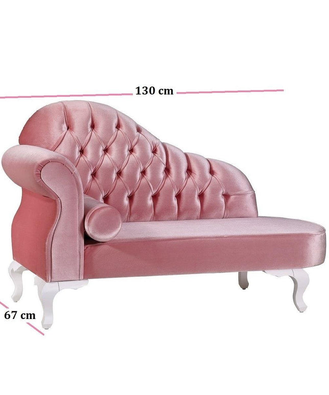 Josefin Kapitoneli Çocuk Odası Koltuğu (beyaz-pembe (3010))