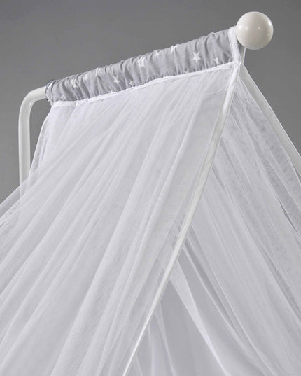 Kral Anne Yanı Ahşap Sallanır Beşik 60x120 cm (gri-moon)
