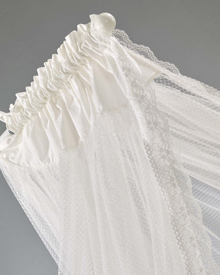 Mondo Anne Yanı Ahşap Sallanır Beşik 60x120 cm (krem-ekru)