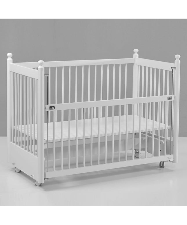 Mondo Anne Yanı Ahşap Sallanır Beşik 60x120 cm (beyaz)