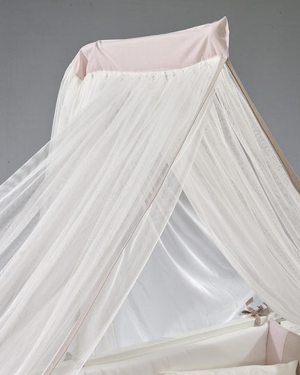 Pretty Pembe Nakışlı Pamuklu Bebek Uyku Seti 60x120 cm