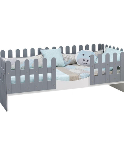 Soft Gri Montessori Karyola 90x190 cm