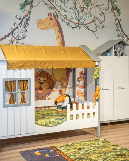 Cozy Gri Montessori Karyola 100x200 cm
