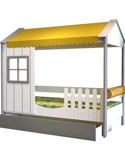 Cozy Gri Montessori Karyola 100x200 cm