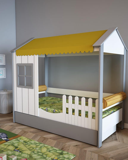 Cozy Gri Montessori Karyola 100x200 cm