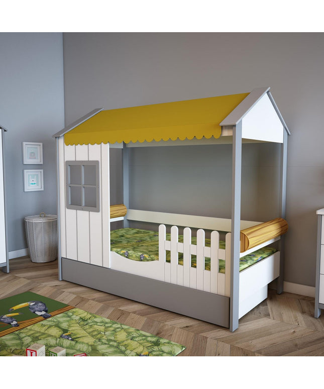 Cozy Gri Montessori Karyola 100x200 cm