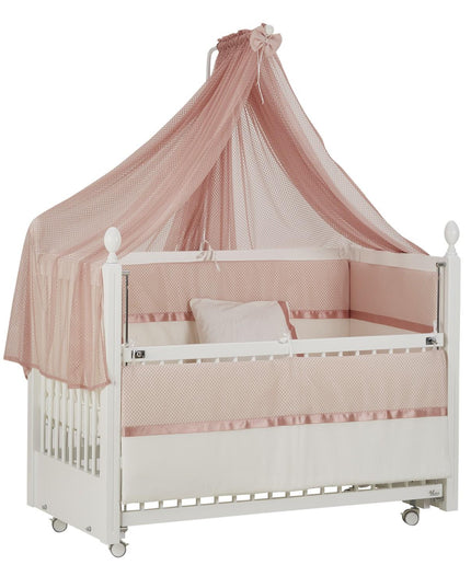 Fiore Pembe Pamuklu Bebek Uyku Seti 60x120 cm