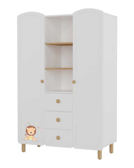 Sweet Lion Raflı İki Kapılı Dolap